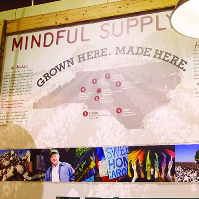 Mindful Supply featured on UNC-TV Dirt to Shirt!