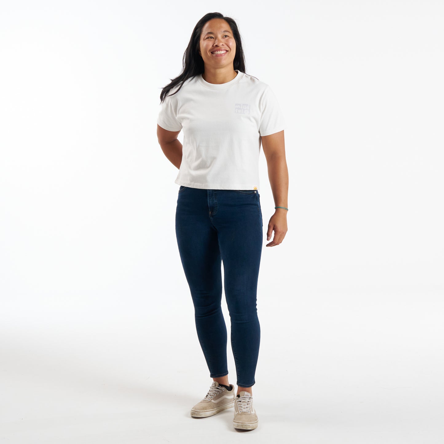 Mindful Flower Cropped Boxy Tee