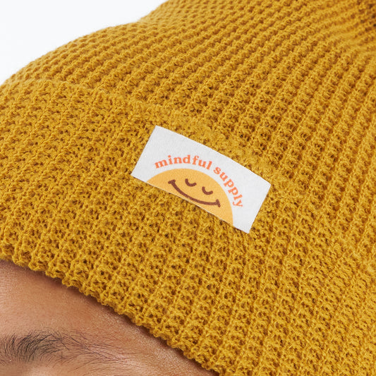 Mindful Supply Waffle Knit Beanie