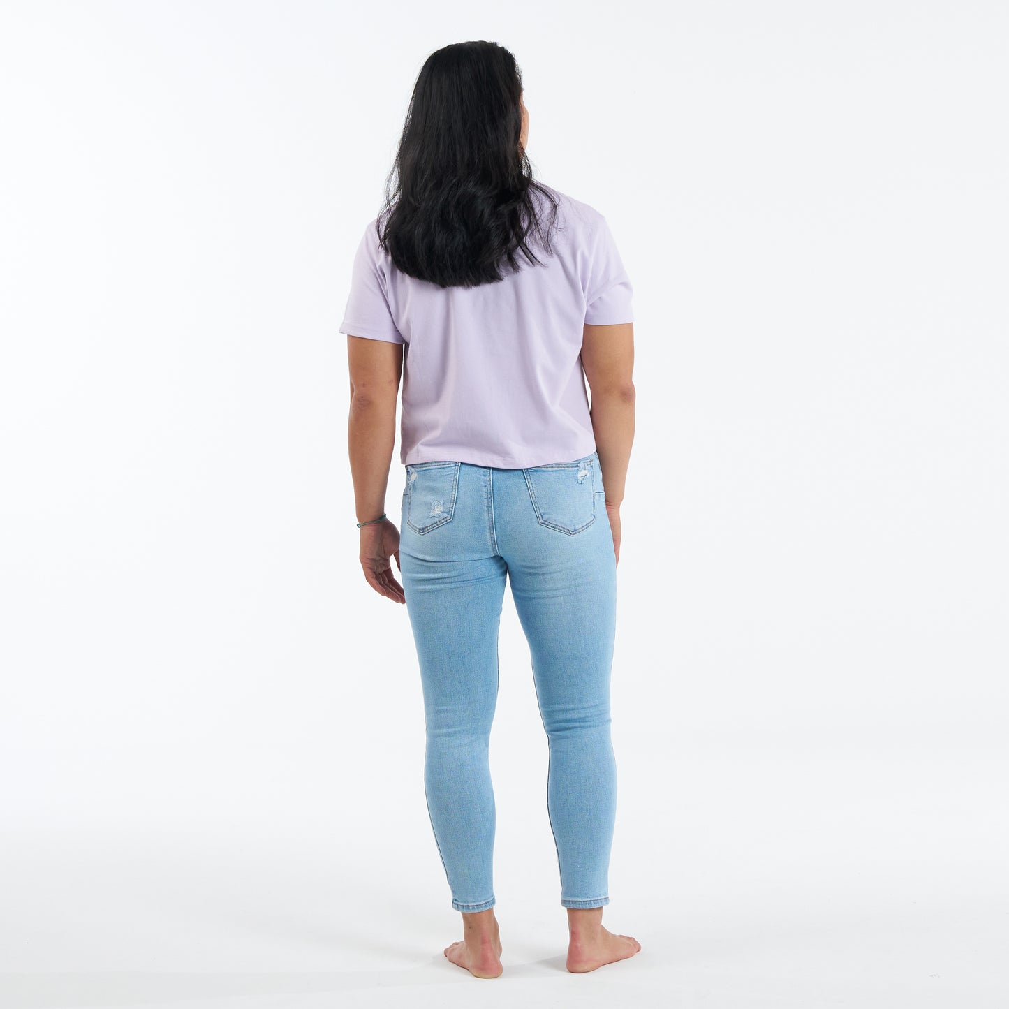 Mindful Flower Cropped Boxy Tee