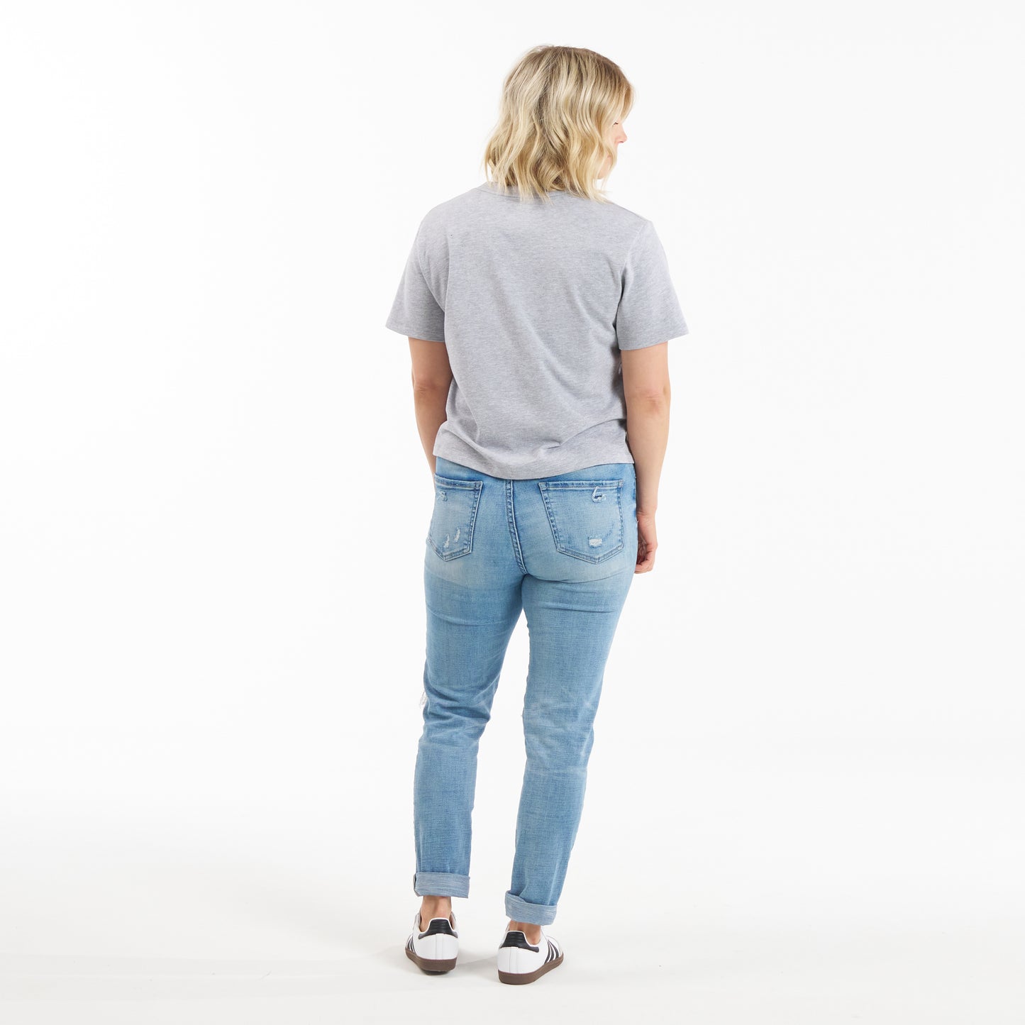 Mindful Flower Cropped Boxy Tee