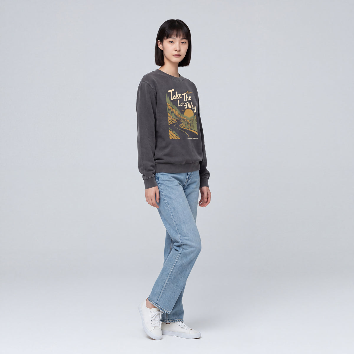 The Long Way Crewneck