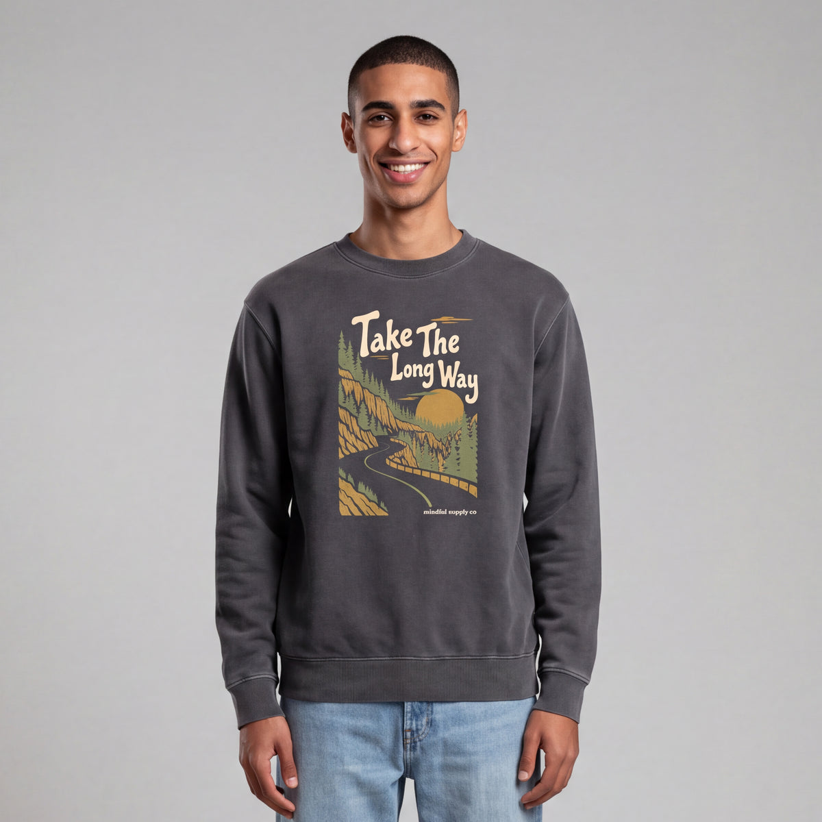 The Long Way Crewneck
