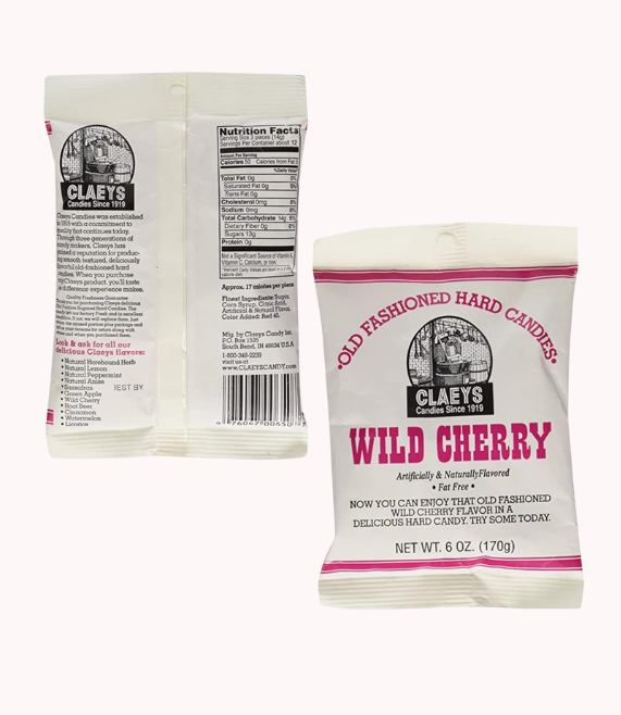 Claey's Old Fashioned Hard Candies- Wild Cherry
