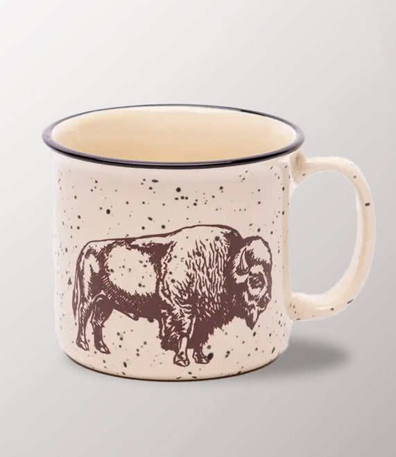 Bison Ceramic Coffee Mug