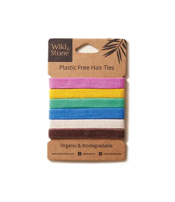 Hair Ties - Plastic Free - 6 Pack