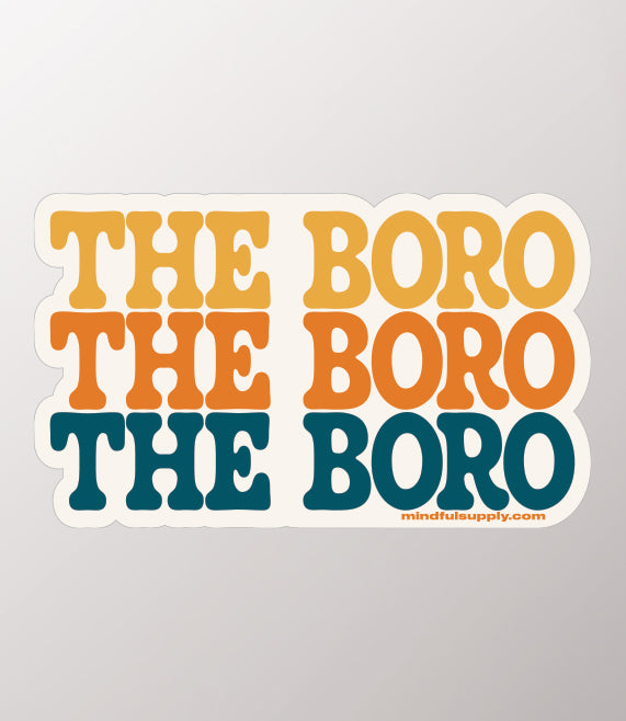 The Boro Stacked Sticker