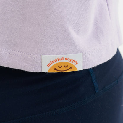 Mindful Heart Cropped Boxy Tee