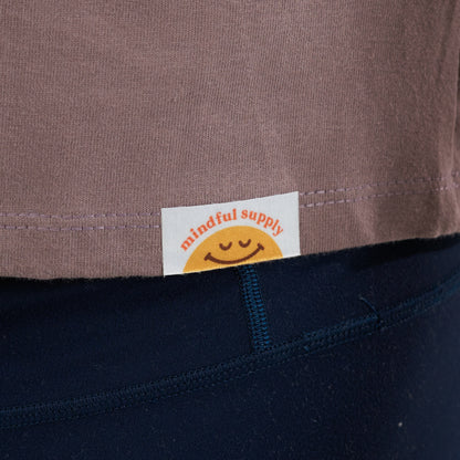 Mindful Heart Cropped Boxy Tee