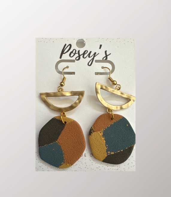 Posey's Organic Round Earrings
