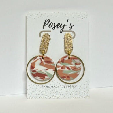 Posey's Organic Round Arch Earrings