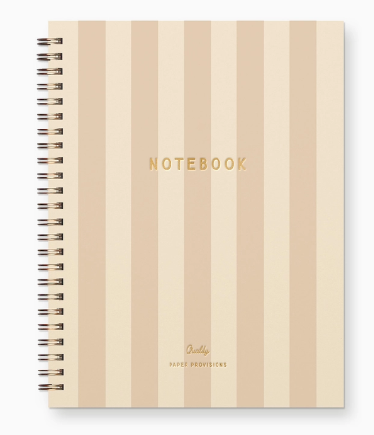 Striped Lined Notebook