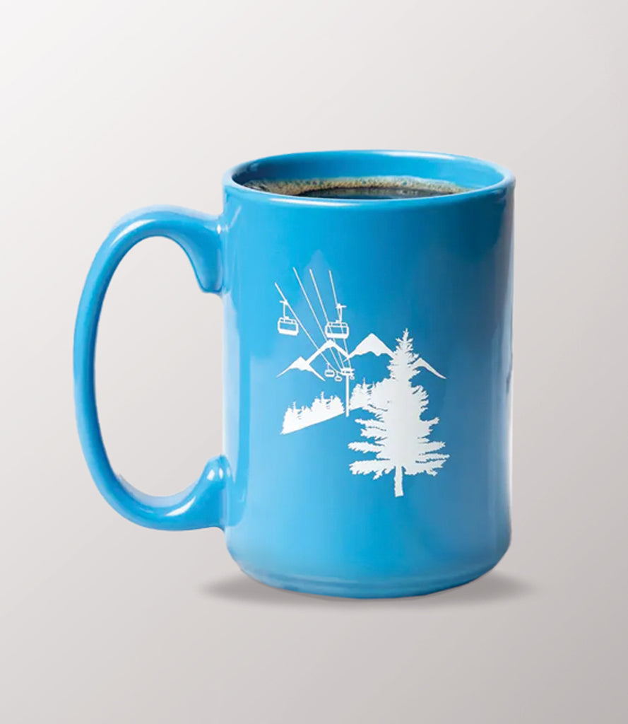 Ski Lift Ceramic Coffee Mug