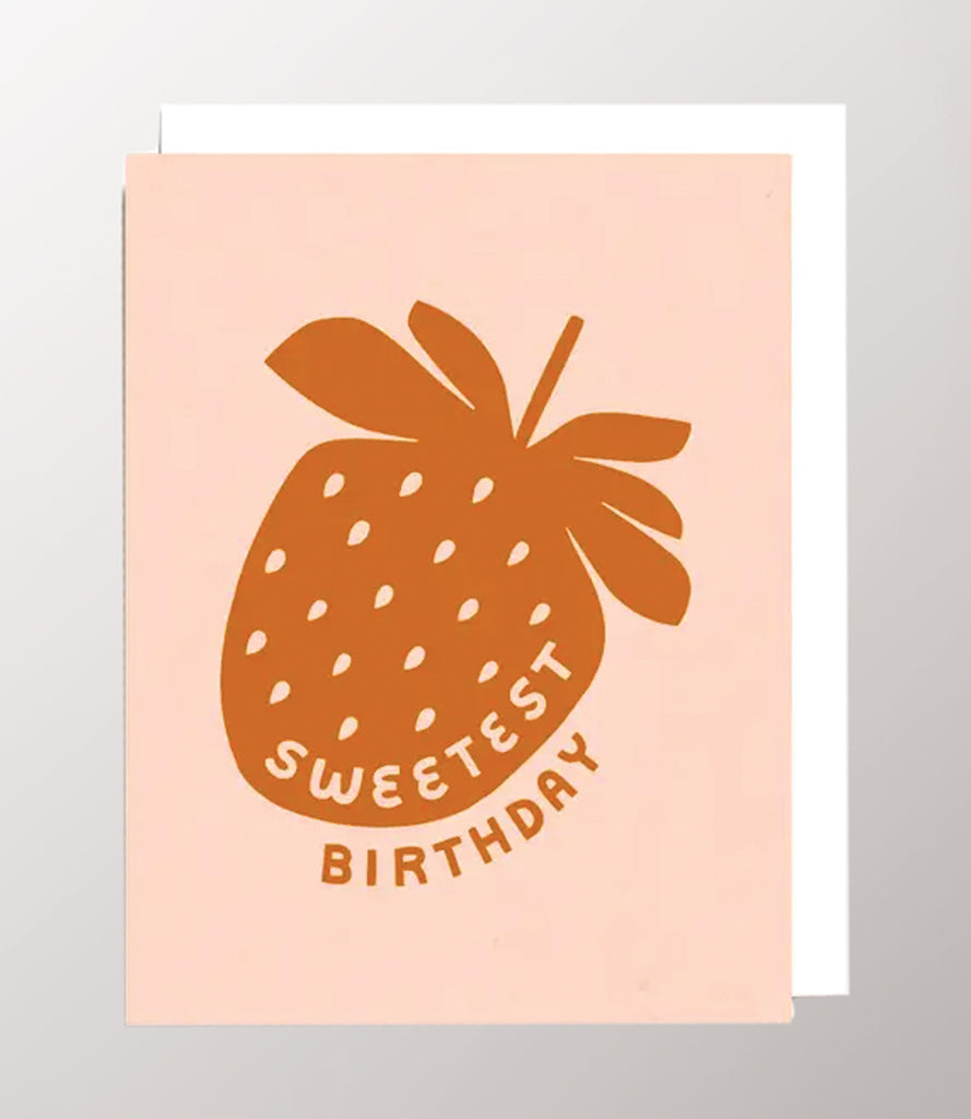 Sweetest Birthday Strawberry Card