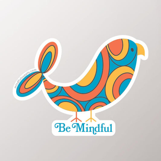 Mindful Bird Sticker