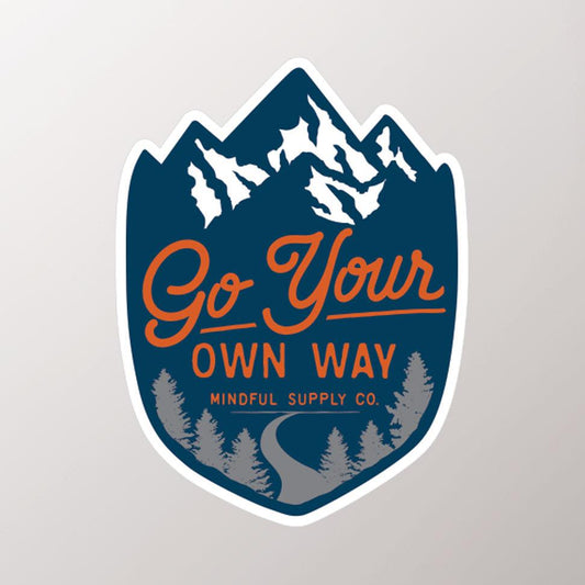 Go Your Own Way Sticker