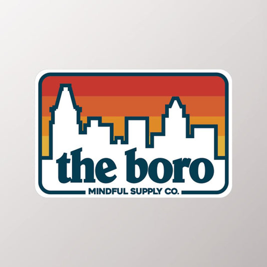The Boro Skyline Sticker